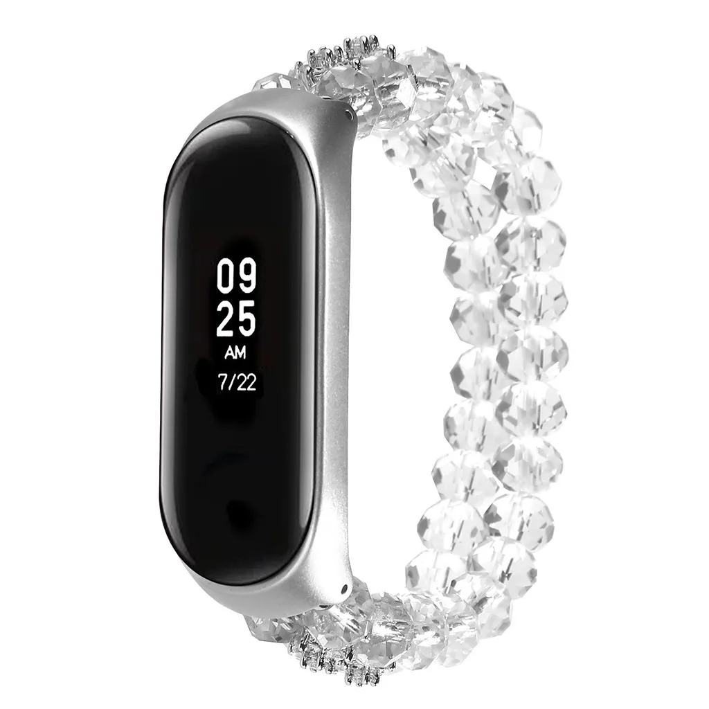 Сменный акриловый ремешок для часов + металлический корпус Xiaomi Mi Band 4 умных