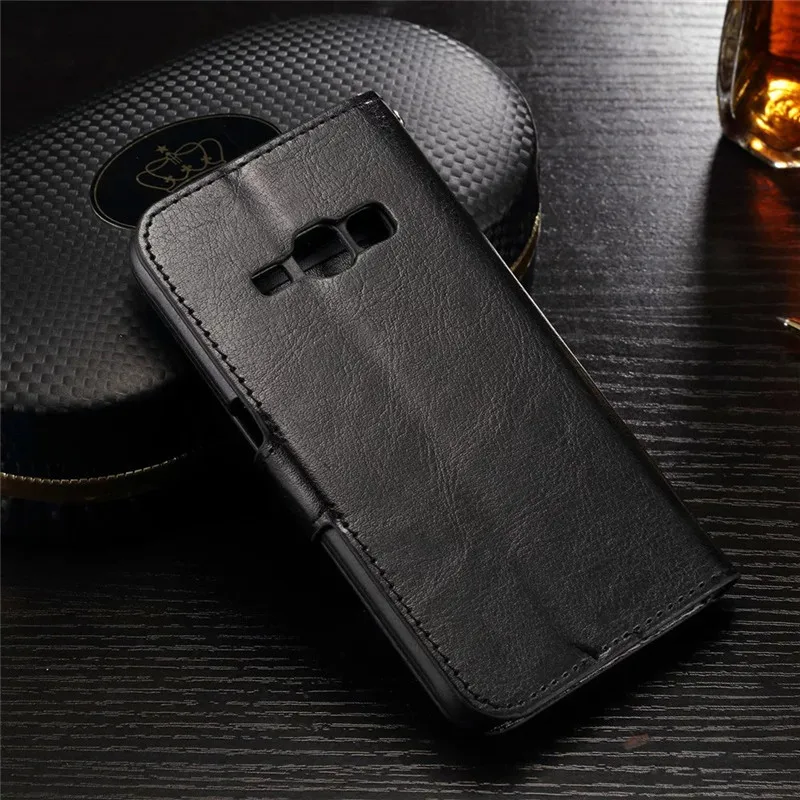 black Роскошный кожаный флип чехол для samsung galaxy A8 плюс A3 A5 A6 A7 J1 J3 J5 J7 Prime Pro J4 J6 360 чехол-подставка - Цвет: black