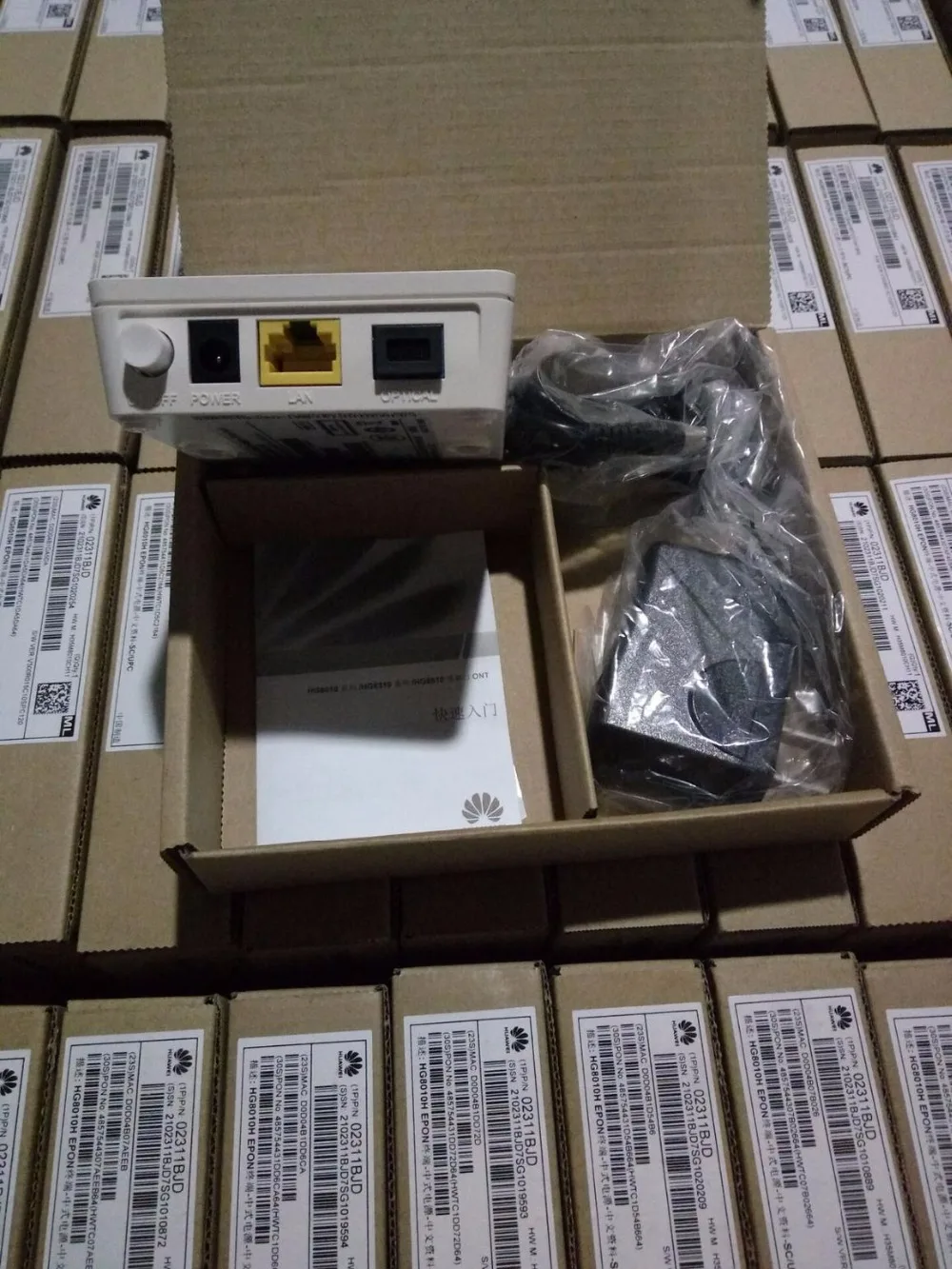 10 шт. EPON с оптическим сетевым блоком и окончанием HG8010H FTTH SFU маршрутизатор режим 1GE