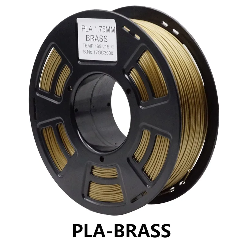 brass PLA 1,75 мм 1 кг/2.2lb 18 видов Цвета нити Пластик материалы резиновые Цвет 1,75 расходные материалы для 3D-принтеры Экструдер 3d Ручка - Цвет: brass