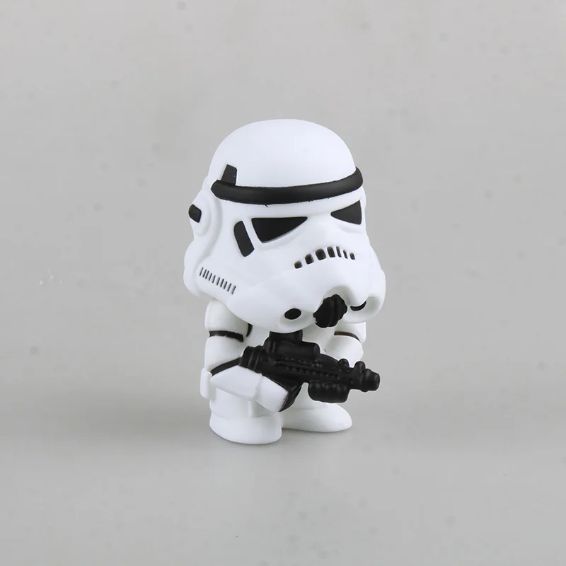 2017 фигурка мини Звездные войны The Force Awakens Дарт Вейдер белый солдат BB 8 мультфильм 10
