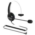 Штекер 2,5 мм, гарнитура с шумоподавлением, микрофон для телефонов CISCO Linksys SPA Polycom Grandstream Panasonic Zultys и Gigaset IP