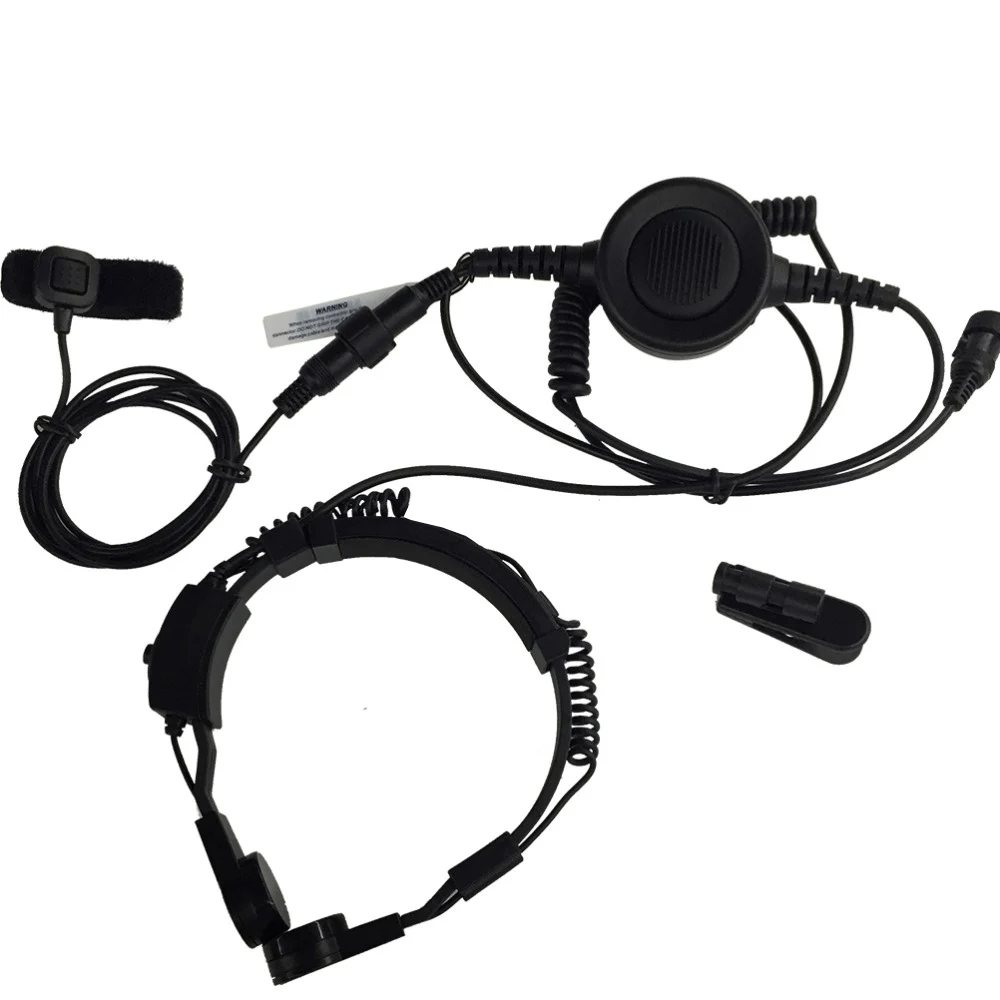 Военная Модель тактическая подмышка с микрофоном PTT гарнитура пальцами для KENWOODE