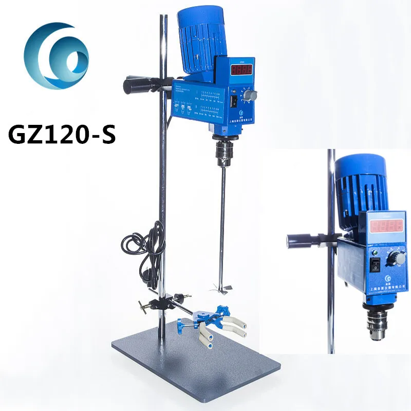 GZ120-S/GZ120 Lab Digital Powerful Stirrer mixer 2000RPM 20L 0-10000 mPas constant cantilever | Инструменты