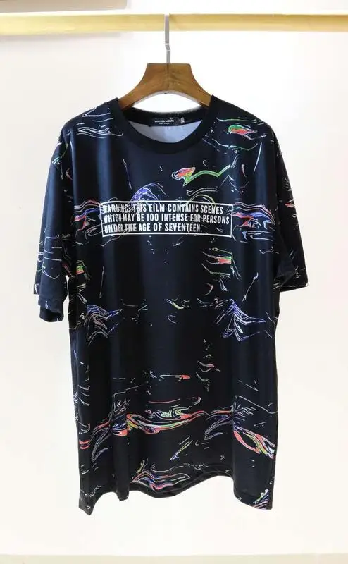 Новый Marcelo Burlon MB футболка Для мужчин женщин уличная общей печати летняя Harajuku
