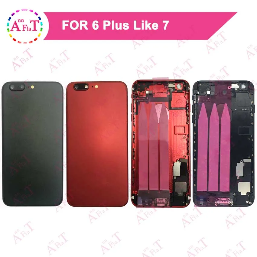 Задняя часть корпуса для iphone 6 S как 7 plus 6S Корпус в сборе крышка батареи с гибким