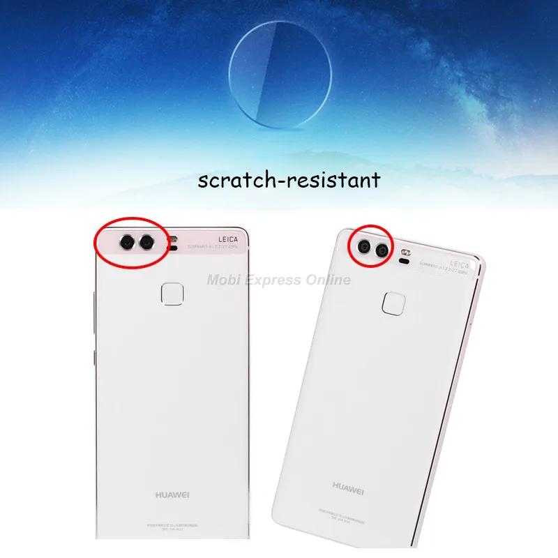 For Huawei P9/P10/Plus Honor 8 Accessories Camera Lens Protector Carbon Fiber Back Sticker Film Rear Cover Protective Guard |