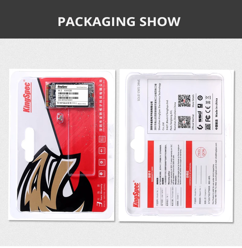 KingSpec M.2 500 Гб SSD 22*42 мм SATA III 6 ГБ/сек. NT-512 M2 SSD 512 ГБ внутренний жесткий диск для ноутбуков/ПК/настольных компьютеров/ультрабуков