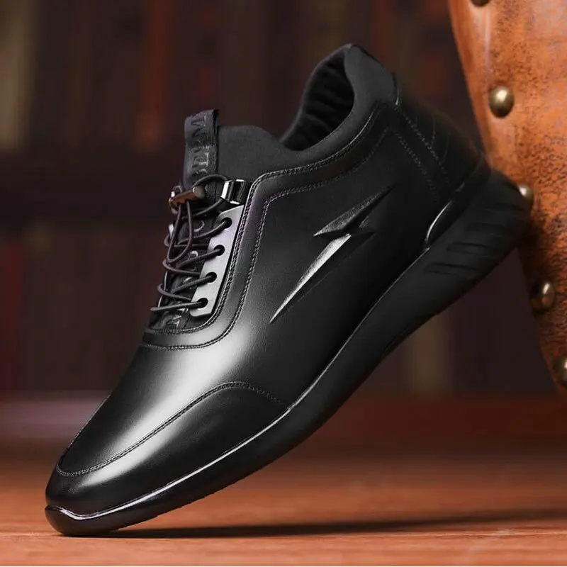 Luxury Brand Hot Sale Fashion Men Casual Lace Up Shoes Leather Walking Moccasins Flats sneaker shoes G41-01 | Обувь