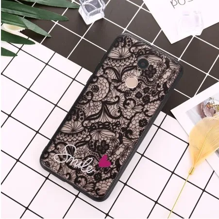 Casyva модный кружевной чехол для телефона iPhone X 8 7 6 XR Smile задняя крышка XS MAX жесткий |