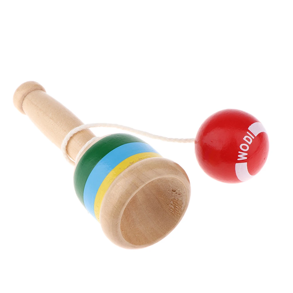 Традиционный Kendama Кубок и мяч игра японский бросок ловля мяча Забавный воздушный