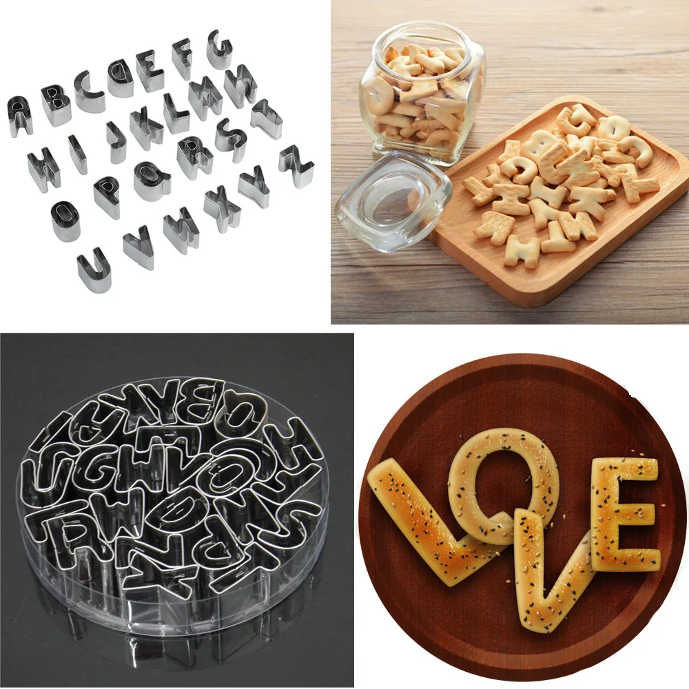 26 шт. Алфавит буквы цифра помадка торт форма для выпечки бисквита формочки