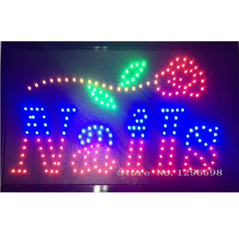 Большой светодиодный светильник для ногтей 22x13 дюймов деловой выключатель