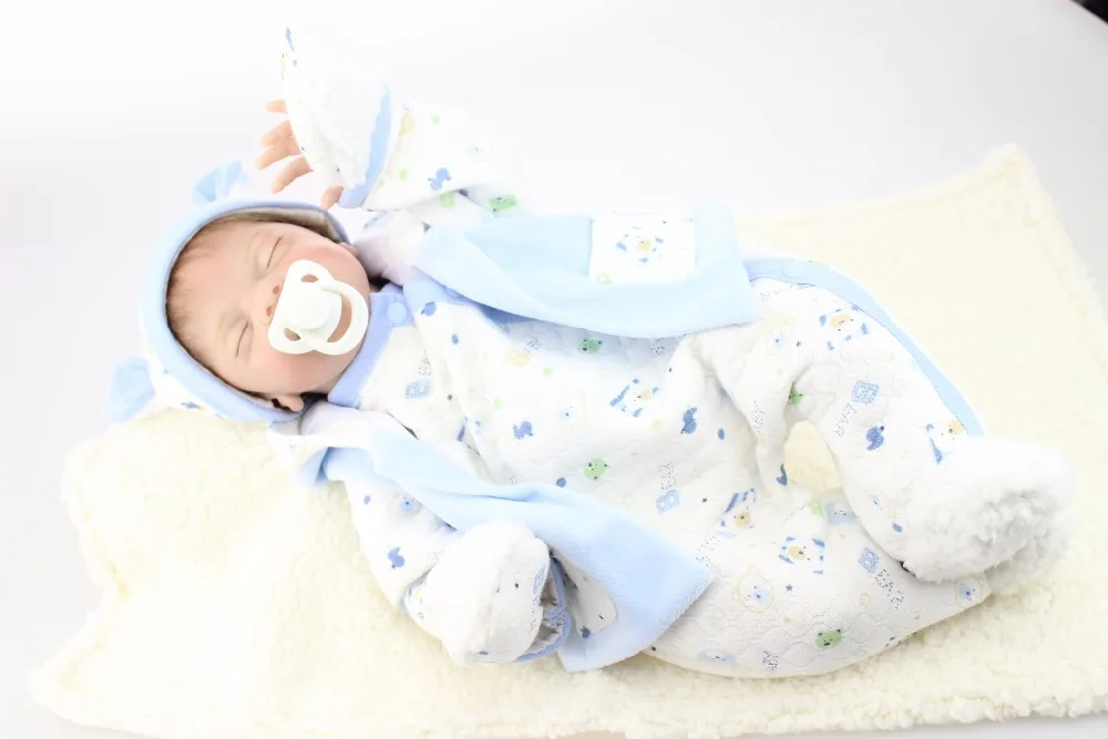 Новый дизайн 20 дюймов кукла для новорожденных мягкая мохеровая живая ткань боди