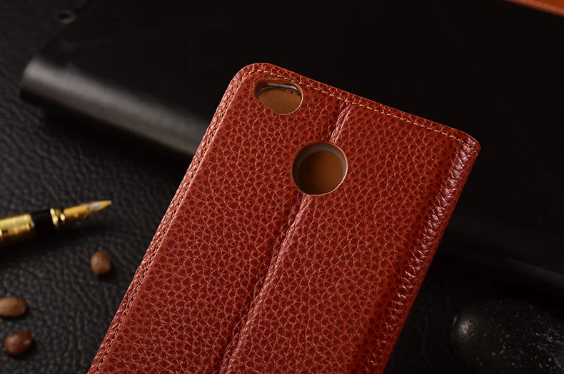 KEZiHOME натуральная кожа для Xiaomi Redmi 4X кожаный чехол кошелек слот карты задняя