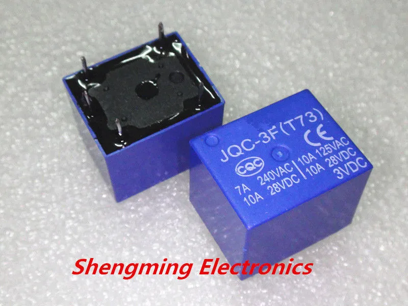 10 шт. 5 контактов JQC 3F (T73) 3VDC 5VDC 9VDC 12VDC 24VDC реле|relay 24vdc|relay 12vdcrelay 9vdc |