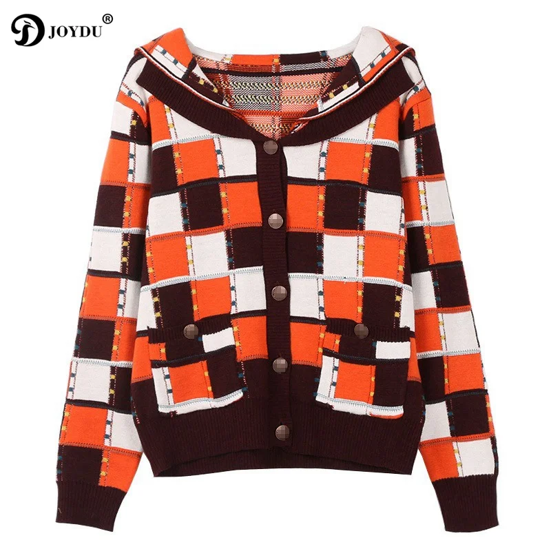 2018 Подиум винтажный шерстяной кардиган женский темно-синий воротник кисточка