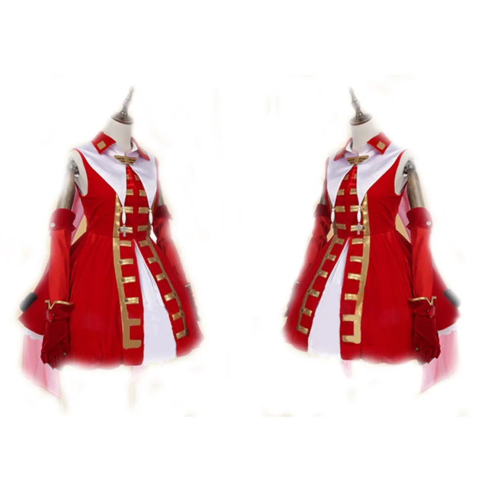 Бесплатная доставка платье Fate Stay Night Tohsaka Rin с рубинами женский косплей одежда для