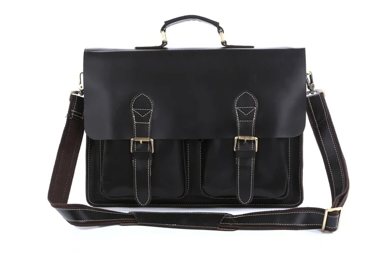 JMD Hot Sale High Quality Vintage Genuine Cowhide Leather Man Briefcases Laptop Bag Men Portfolio Handbag Free Shipping 7105A | Багаж и