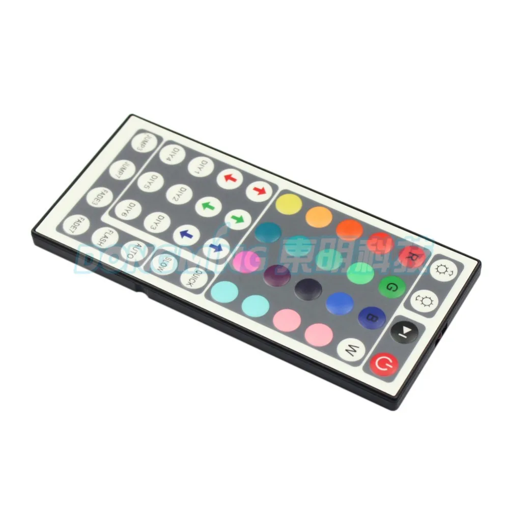 Бесплатная доставка 5 шт./лот 44 клавиши светодиодный контроллер RF RGB ИК пульт