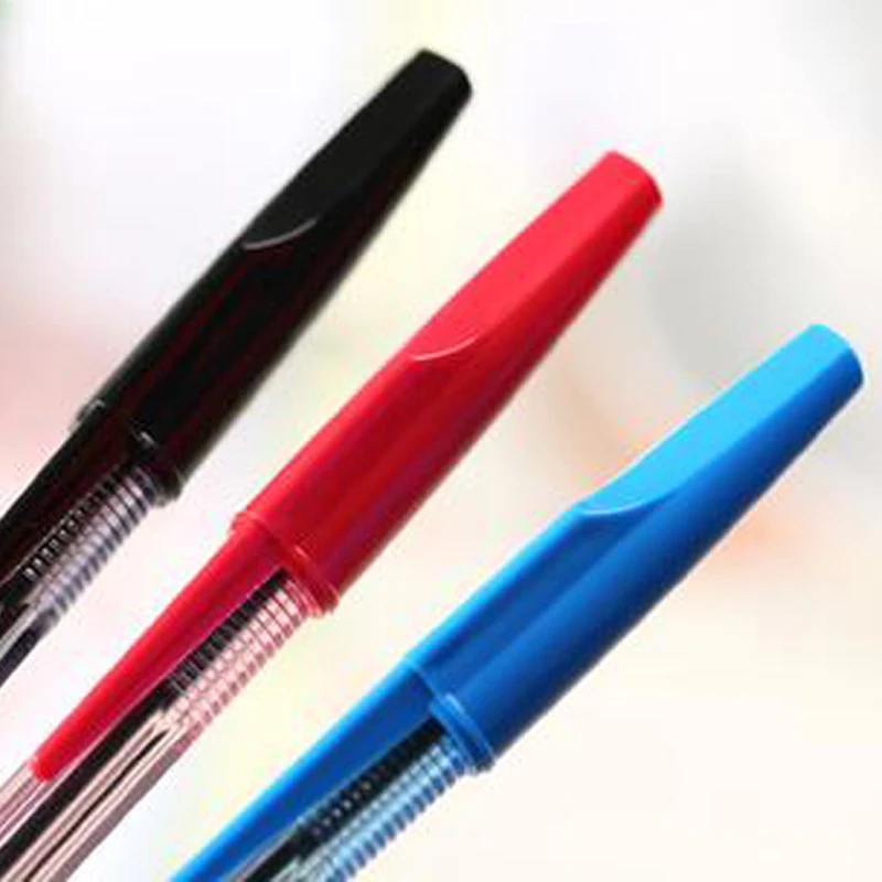 

50pcs/lot Cute Ballpoint Pen School Office Supplies Writing Pens Stationery Sign Pen Retail Wholesale Free Shipping Papelaria