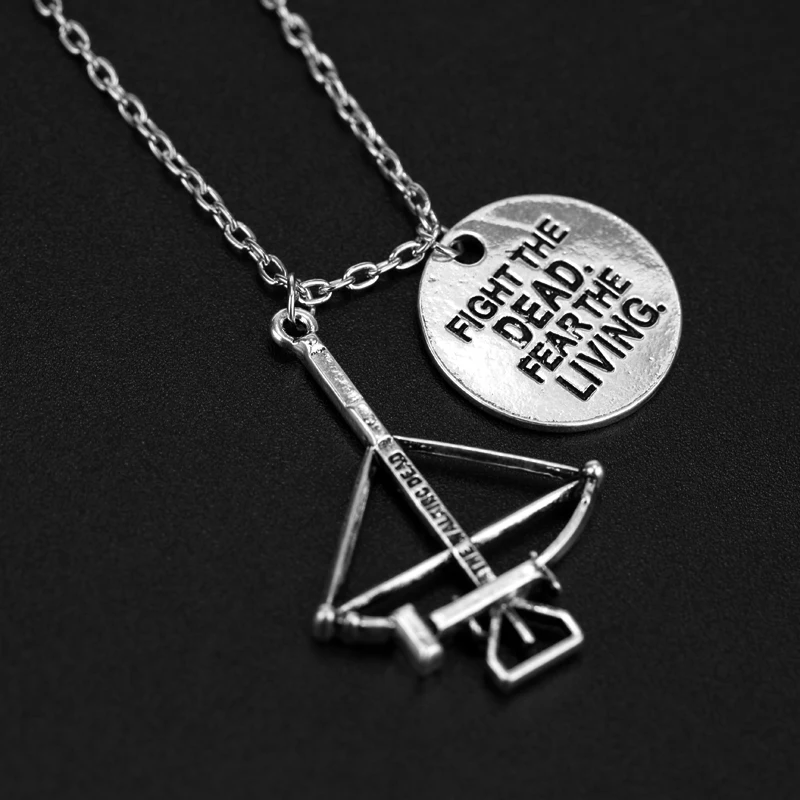 Оптовая продажа 20 шт./лот зомби борьба с мертвецами. Ожерелье кулоном Страшный