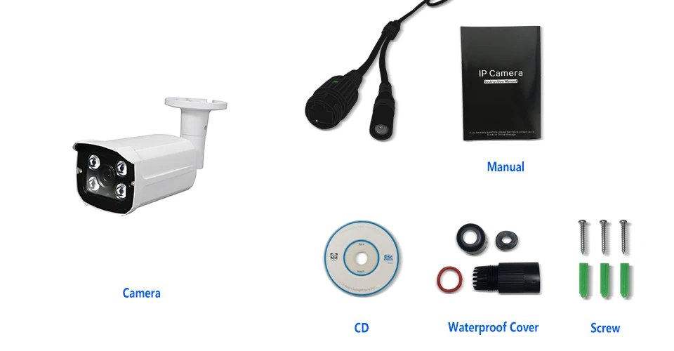 HJT H.265 IP камера 5.0MP металлическая P2P CCTV водонепроницаемый мониторинг движения 36IR