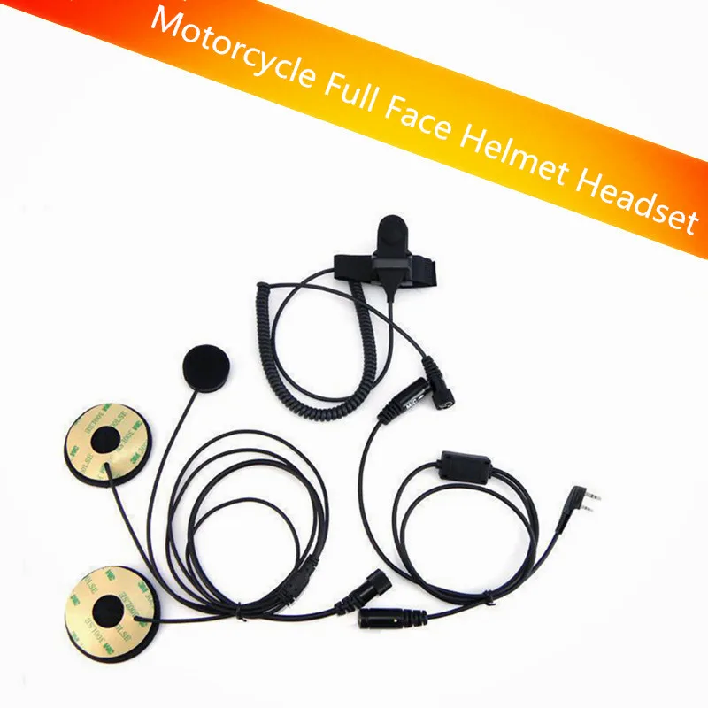 Мотоциклетная гарнитура для шлема на все лицо 2 шт. PTT Mic радио Kenwood|ptt mic|walkie talkieheadset