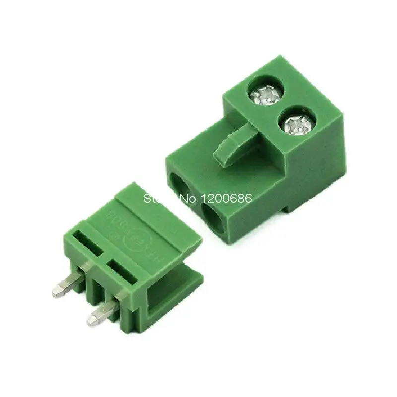 10 комплектов 5 08 2 контактный клеммный блок 300 В А мм|connector pcb|connector blockconnector 2pin |
