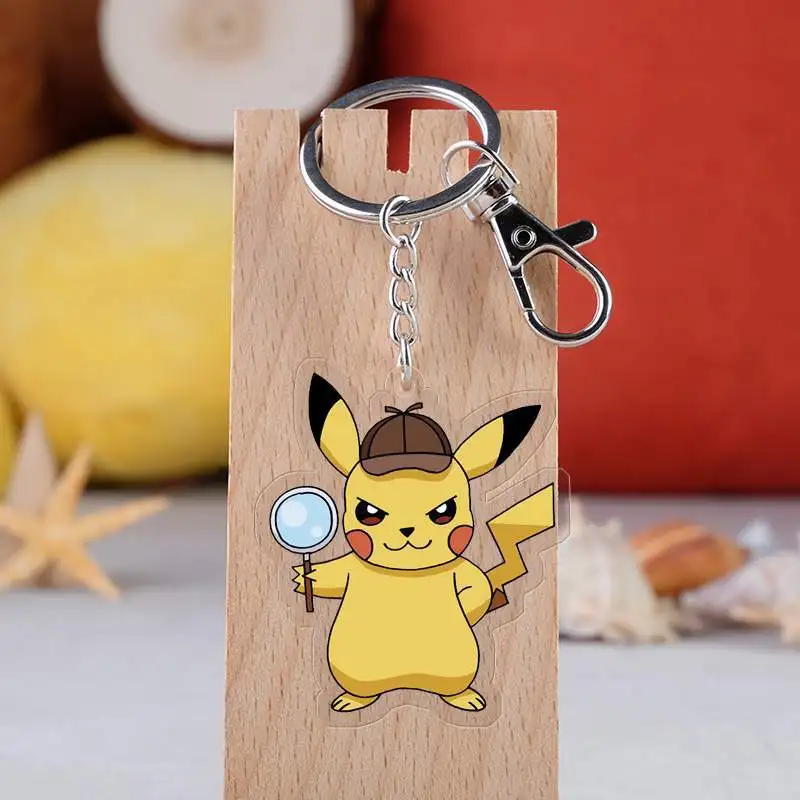 Аниме фильм обман Pikachu мультфильм фигура Pokemon брелок держатель друга Выпускной