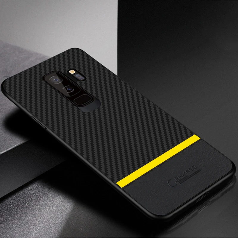 Для samsung S9 Plus, чехол,, CENMASO, волокнистая кожа, защитный чехол для samsung Galaxy S9, чехол для samsung S9, чехол