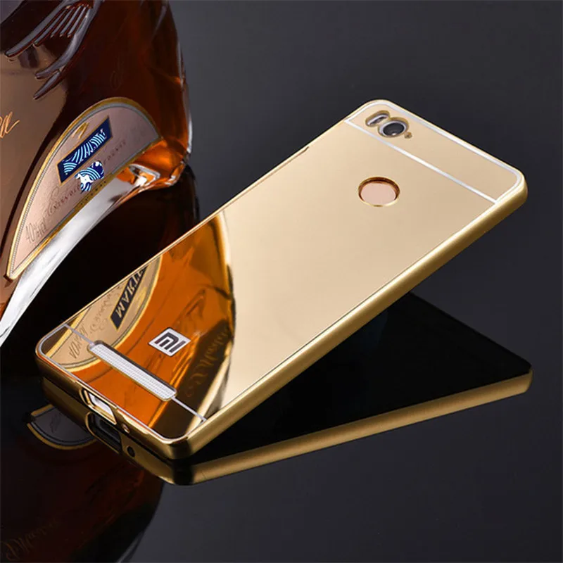Чехол для телефона Xiaomi Redmi Note 5A Prime алюминиевый металлический бампер Pro зеркальный