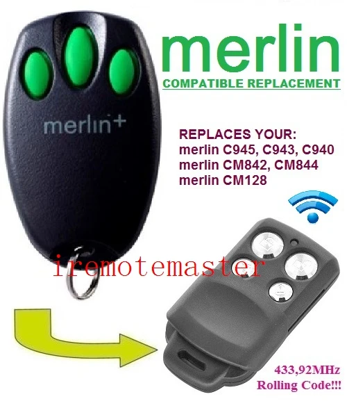 2018 Новый Merlin C945 плюс замена двери гаража дистанционное управление Высокое