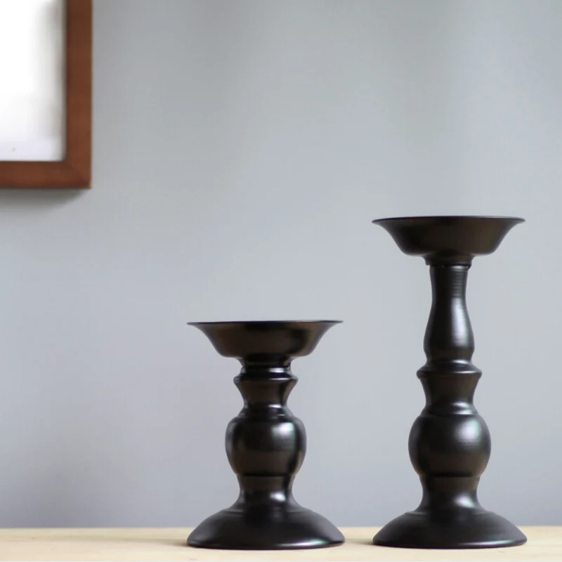 Metal Candle Holder Flower Vase Bronze Candelabra Fashion Wedding Stand Exquisite Candlestick Table Home Christmas Decor | Дом и сад