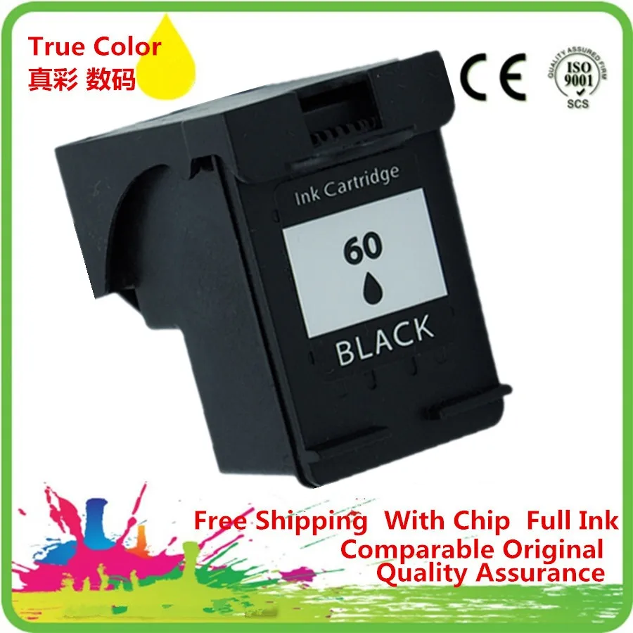 Картриджи с чернилами восстановленные для HP60 HP60XL 60 XL 60XL CH641WN Photosmart C4640 4600 C4635 4700 C4780