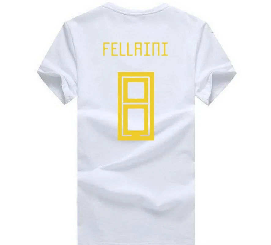 2018 Wor1d чашки моды FELLAINI 8 футболка футболист топы футболки мужские 100% хлопок