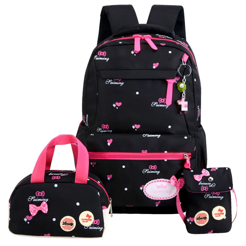 children school bags girls primary school backpacks kids schoolbags 3pcs/Set backpacks children princess backpacks sac enfant
