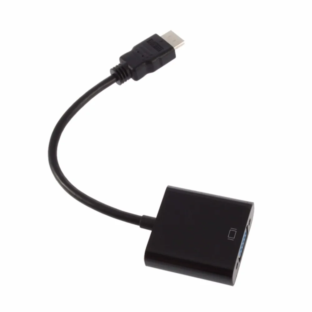 HDMI к VGA адаптер цифровой аналоговые аудио и видео кабель конвертер HDMI VGA разъем для PS4 ПК ноутбук Chromebook tv Box