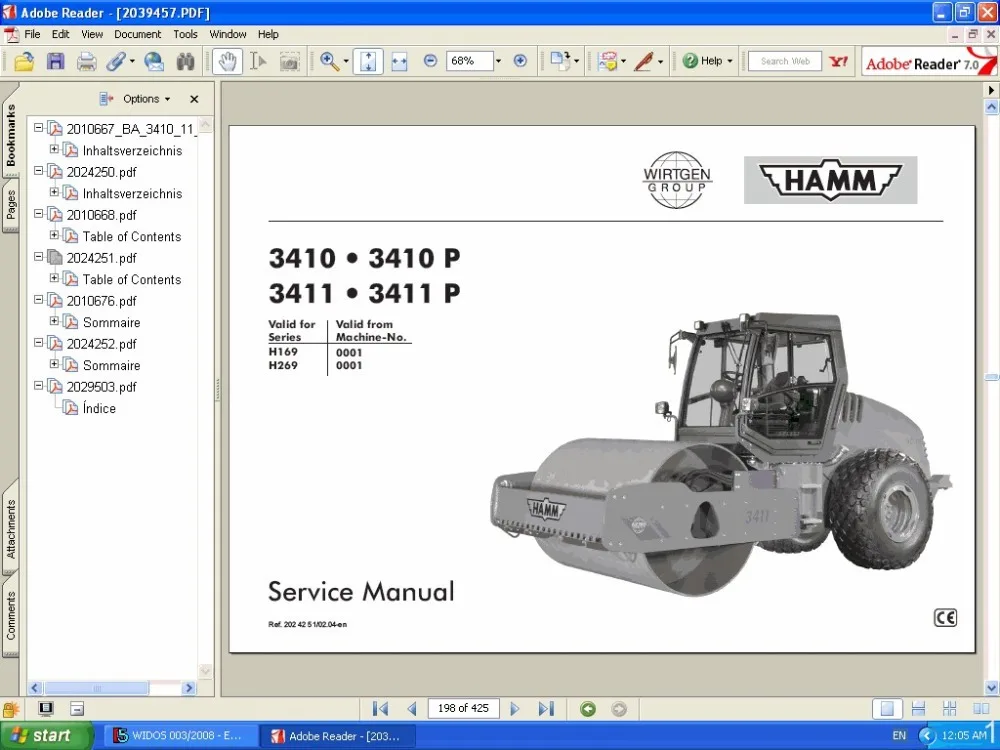 Wirtgen Hamm Vogele Kleemann WIDOS 2013|wirtgen widos| |