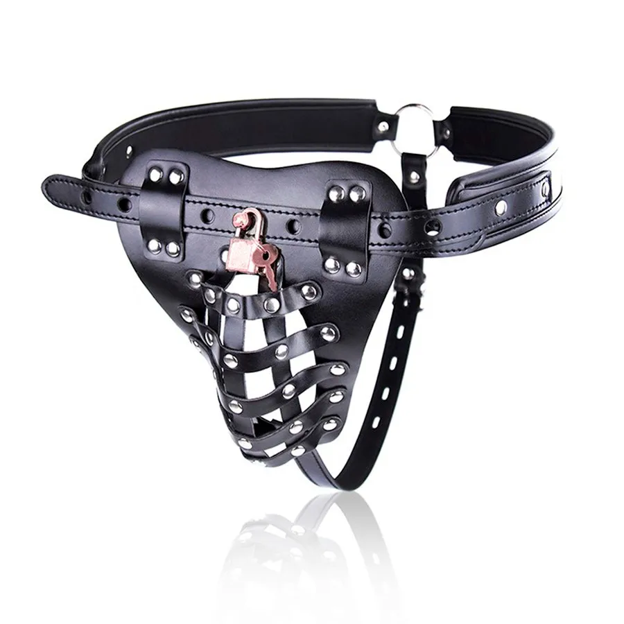Leather Male Masturbation Chastity Underwear Net-style Female Shorts Cosplay Accessories |
