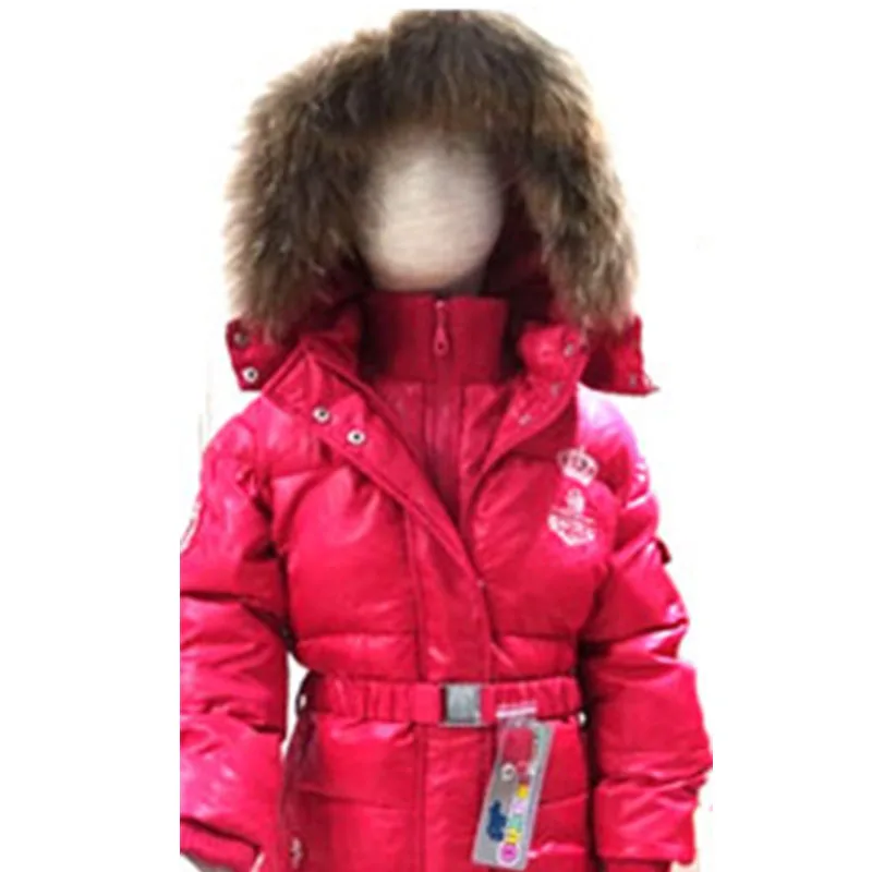 Бесплатная Доставка Высококачественный Пуховик для Девочек Пуховое Пальто