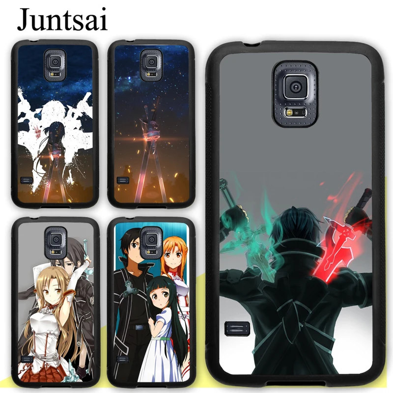 Sword Art Online Kirito Asuna Yui Case For Samsung Galaxy A52 A52S A12 A22 A32 A72 A50 A21S A51 A71 S20 FE S21 Ultra S10 Plus