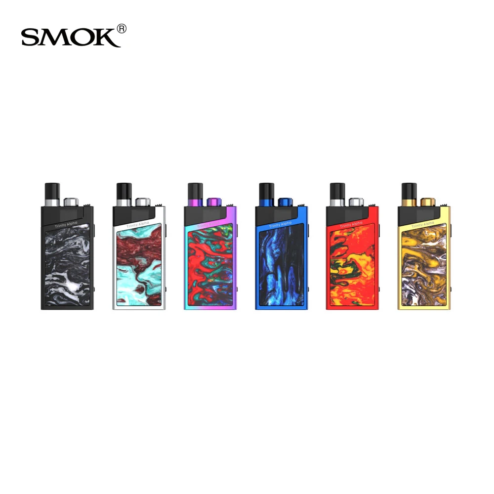 Оригинальный набор SMOK Trinity Alpha Pod аккумулятор 1000 мА/ч картридж 2 мл/2 8 мл