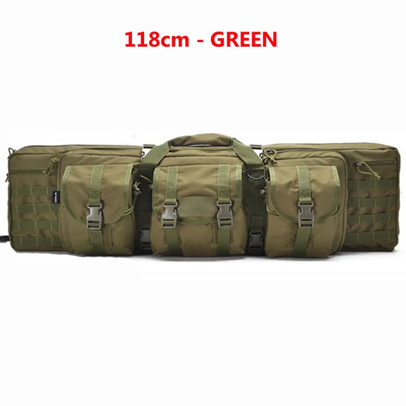 Green 118CM Черный/зеленый/Тан тактическое оборудование сумка для оружия цвета хаки для охотничьи очки винтовка Чехол Открытый Кемпинг Пешие Прогулки Рюкзак - Цвет: Green 118CM
