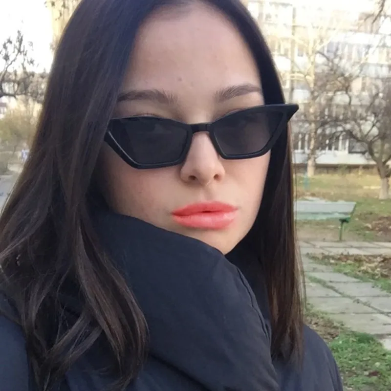 Новые тренды Красочные Солнцезащитные очки женские кошачий глаз винтажные Gafas De