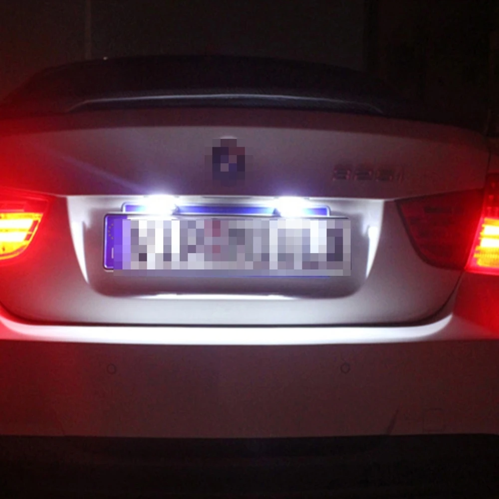 Для Toyota Corolla Номерные знаки для мотоциклов Light 2 Вт 120lm из предметов 18 SMD 3528 LED свет