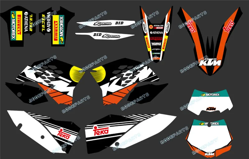 

NEW TEAM SX XC EXC Decal Sticker GRAPHICS FOR SX XC XC-W EXC Series 2008 2009 2010 2011