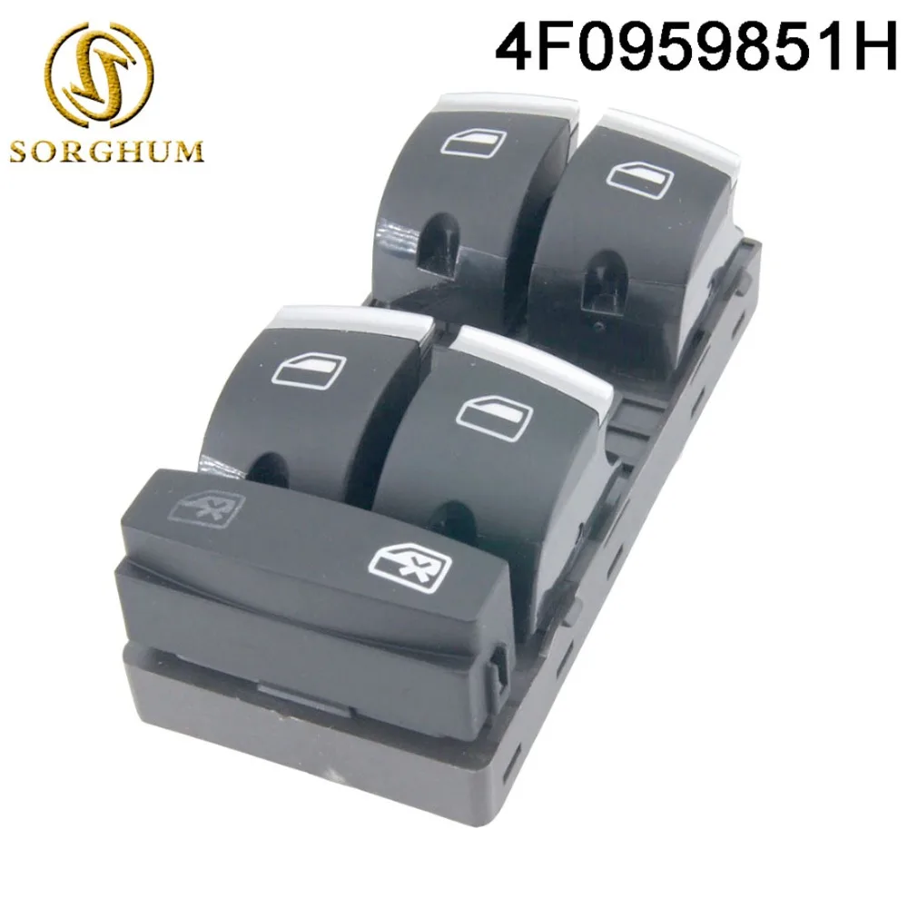 Переключатель окна 4F0959851H для Audi A3 8P A4 S4 RS4 B6 B7 A6 S6 RS6 C6 Q7 хорошее