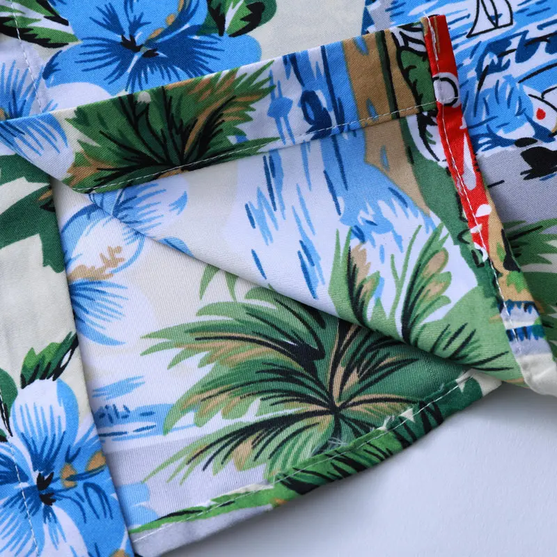 

2019 high quality men's casual printed shirt spring and autumn men's long-sleeved sunny beach wild shirt essential
