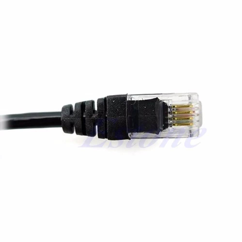 4 контактный разъем RJ11 Проводная телефонная гарнитура операторская связь Monaural